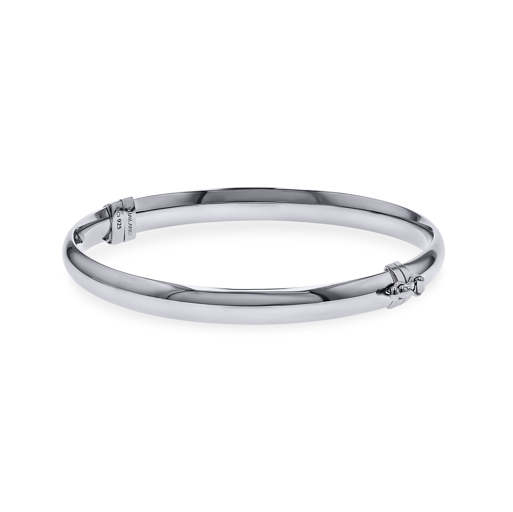 Hinged Silver Bangle - Skeie's Jewelers