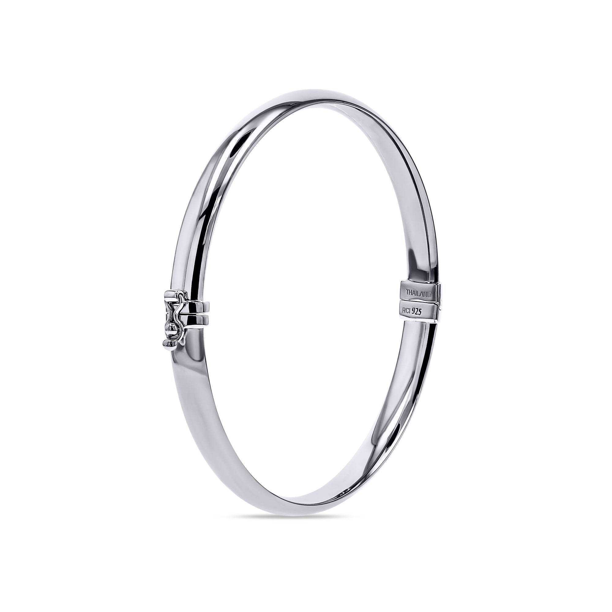 Hinged Silver Bangle - Skeie's Jewelers