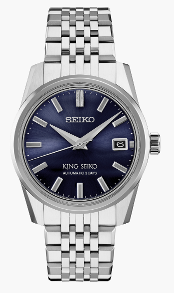 Seiko SPB371 King Seiko Blue Dial Automatic Watch - Skeie's Jewelers