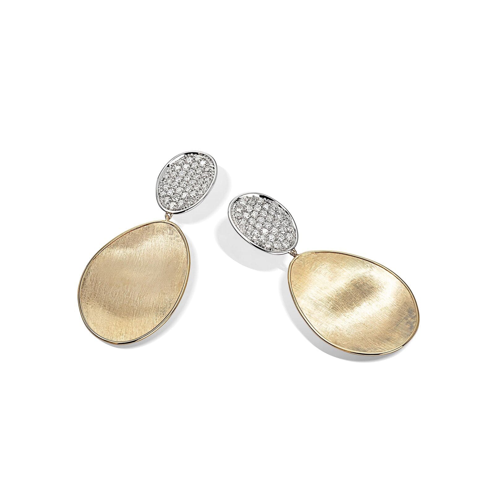 Margo Bicego® 'Lunaria' Yellow Gold Earrings - Skeie's Jewelers