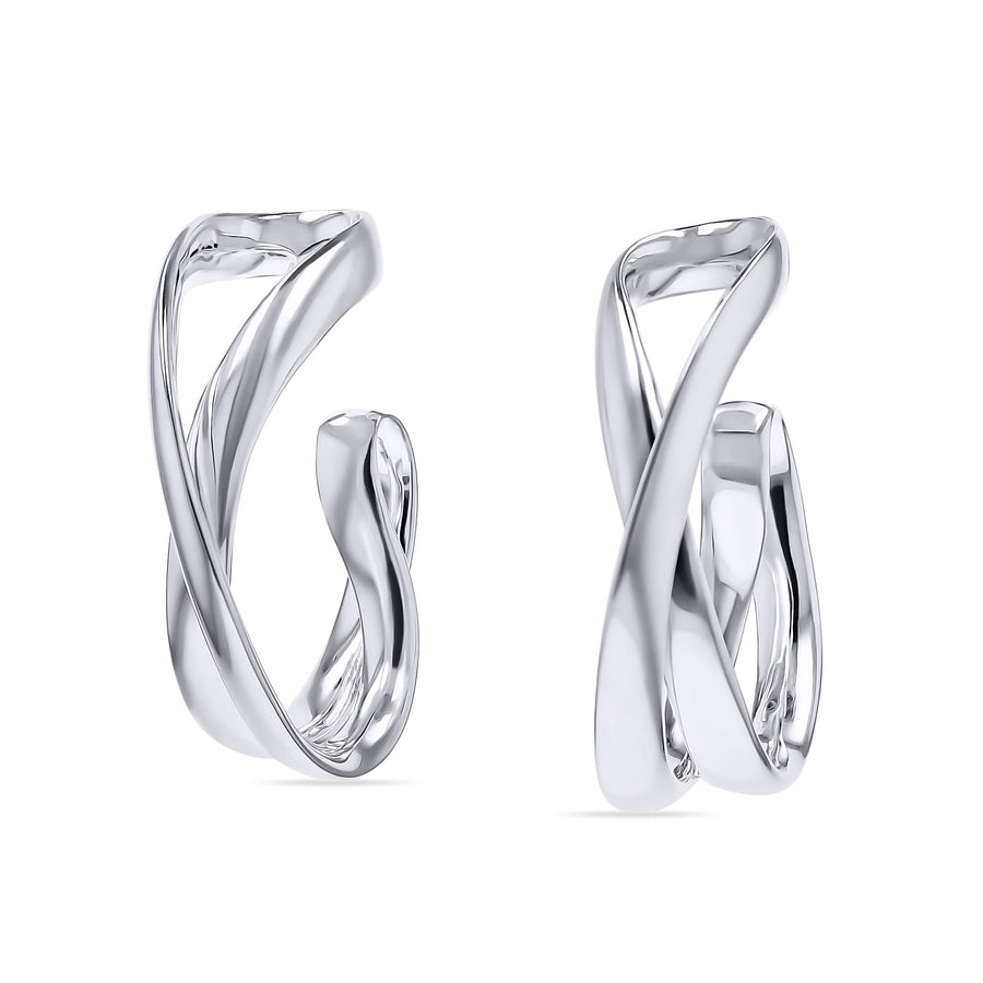 Georg Jensen Infinity-Inspired Silver Hoops