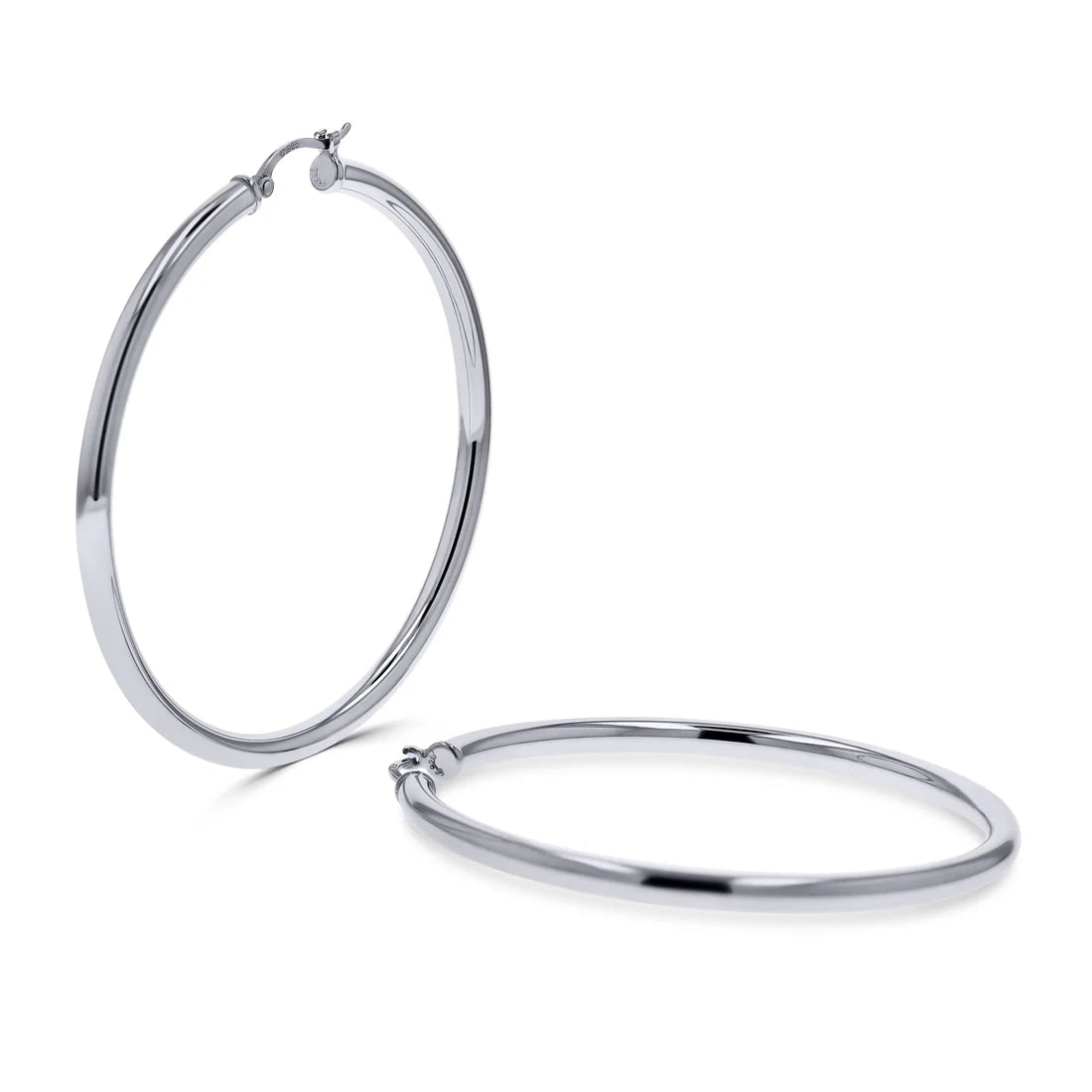 Sterling Silver 3mm Tube Hoops by Carla | Nancy B. - Skeie's Jewelers