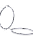 Sterling Silver 3mm Tube Hoops by Carla | Nancy B. - Skeie's Jewelers
