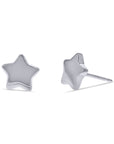 Silver Star Stud Earrings - Skeie's Jewelers