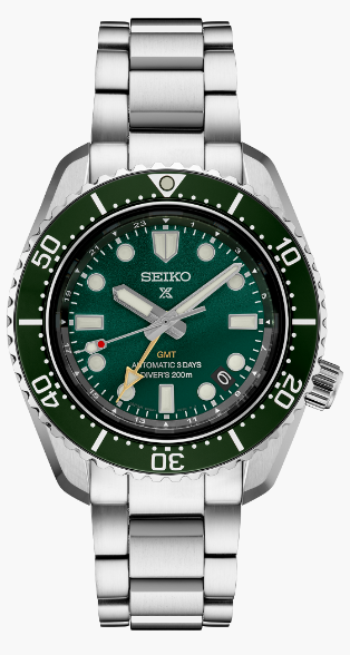 Seiko SPB381 Green Dial GMT Dive Watch - Skeie's Jewelers