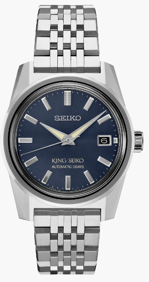 Seiko SPB389 King Seiko Indigo Blue Automatic Watch - Skeie's Jewelers
