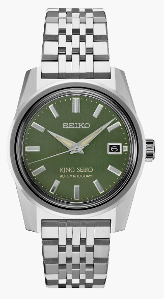 Olive green dial online watch