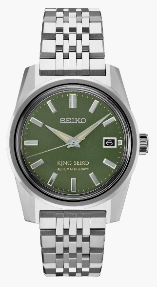 Seiko SPB391 Olive Green King Seiko Automatic Watch - Skeie's Jewelers