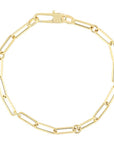 Roberto Coin Round Link Paperclip Bracelet - Skeie's Jewelers