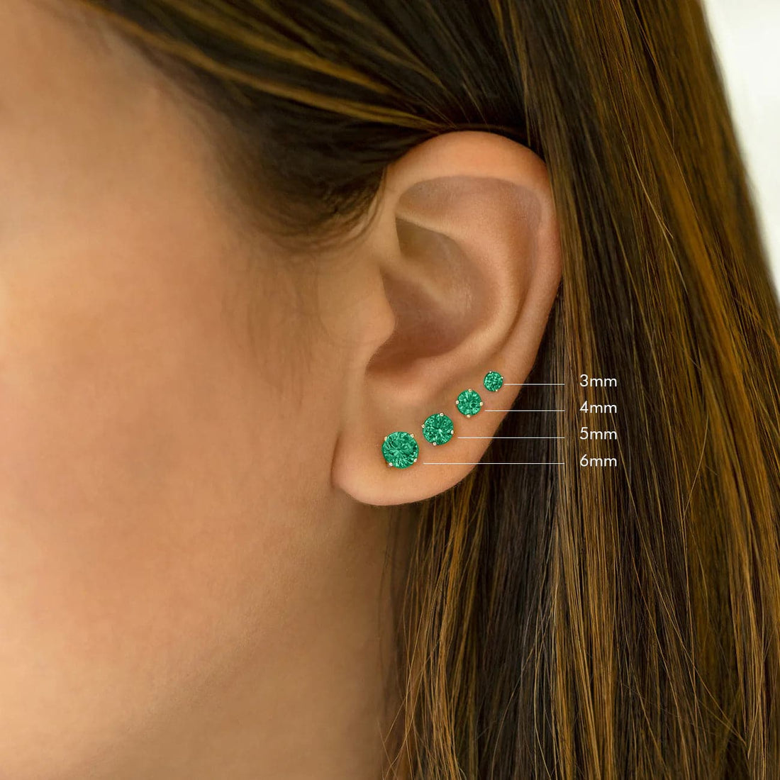 Emerald Studs - Skeie's Jewelers