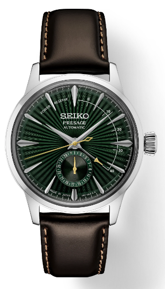 Seiko SSA459 Green Dial Cocktail Time Automatic Watch - Skeie's Jewelers