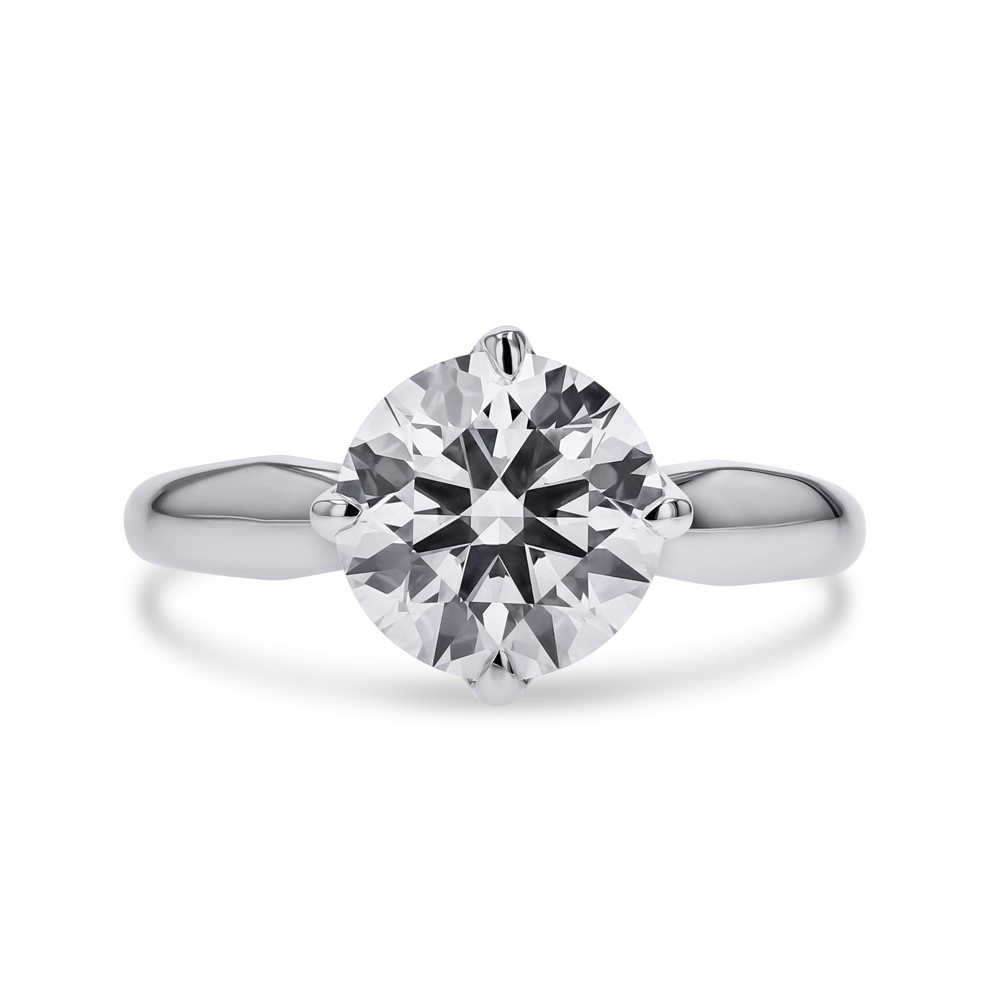 Lab-Grown Round Diamond East-West Prong Engagement Ring - Skeie's Jewelers