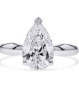 Lab-Grown Pear-Cut 3-Prong Diamond Solitaire - Skeie's Jewelers