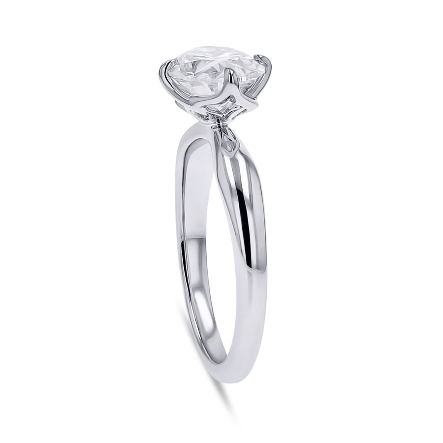 Lab-Grown East-West Diamond Solitaire