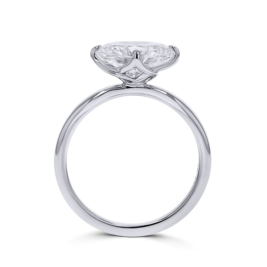 Lab-Grown East-West Diamond Solitaire