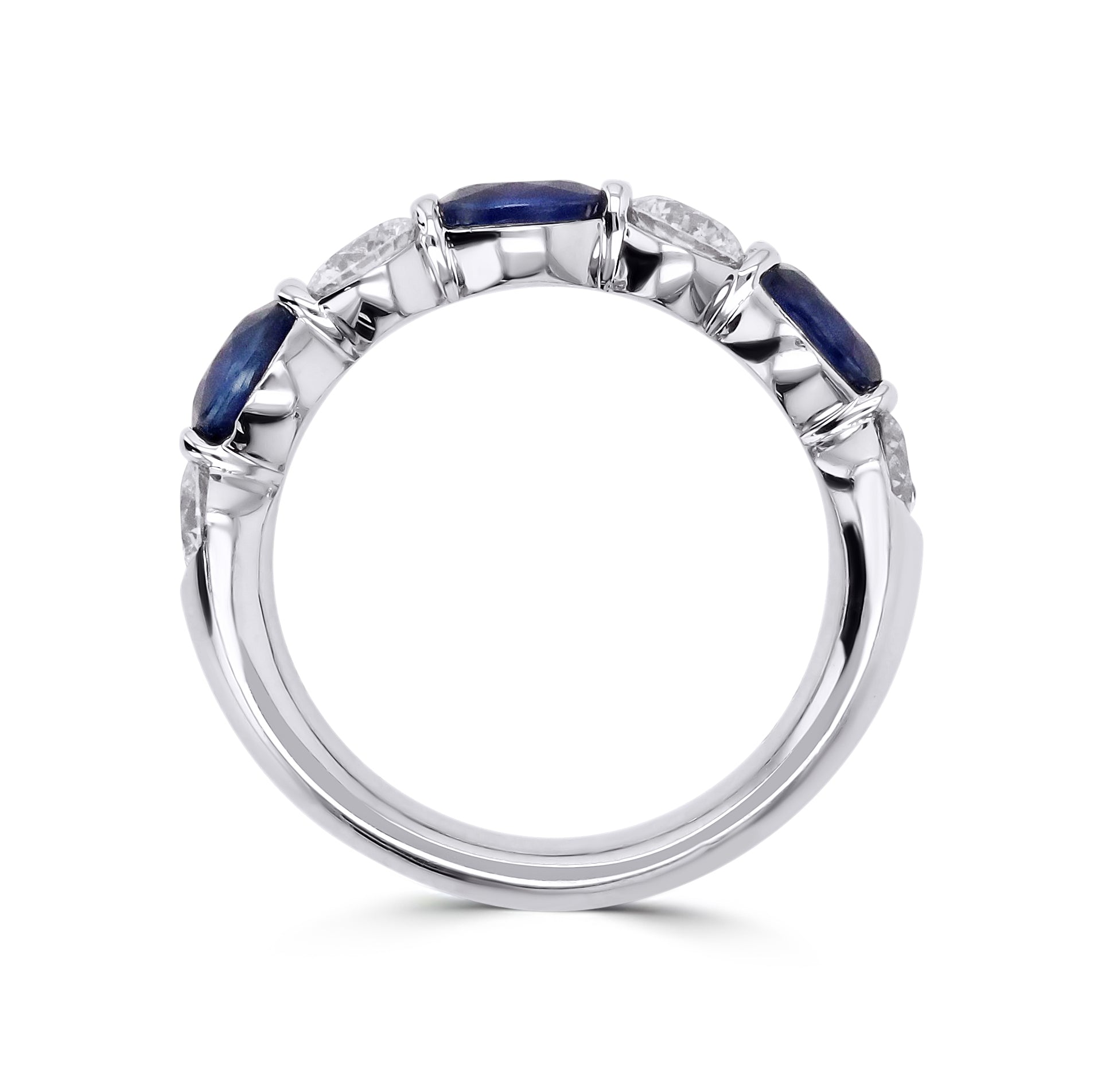 JB Star Oval-Cut Sapphire and Diamond Ring - Skeie's Jewelers