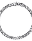 Gabriel & Co. Sterling Silver Cuban Link Bracelet - Skeie's Jewelers