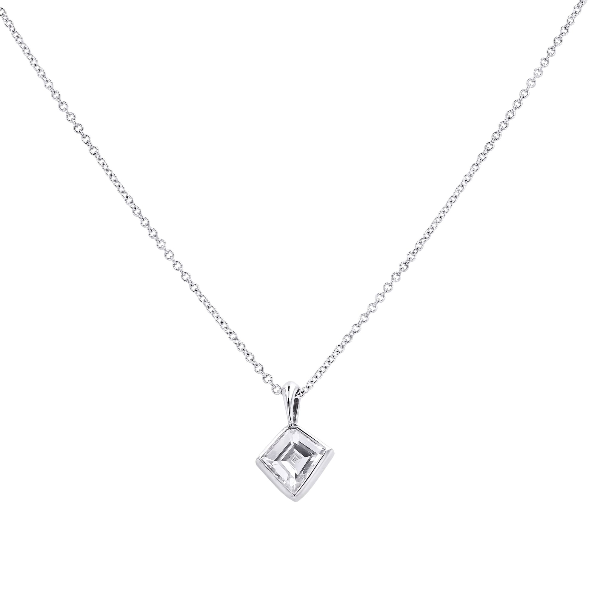 Kite-Diamond Pendant Necklace - Skeie's Jewelers