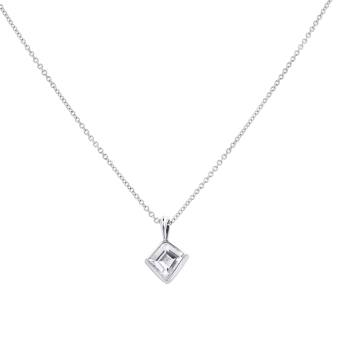 Kite-Diamond Pendant Necklace