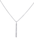 Diamond Bar Pendant Necklace by Skeie's - Skeie's Jewelers
