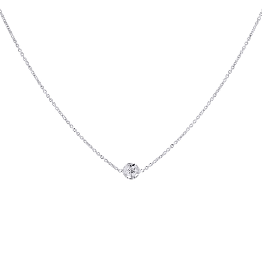 Roberto Coin Diamond Bezel Necklace