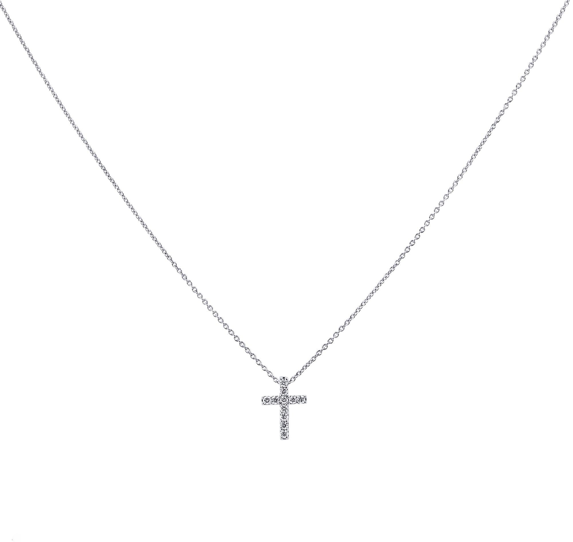 Roberto Coin Small Square Cross - Skeie's Jewelers