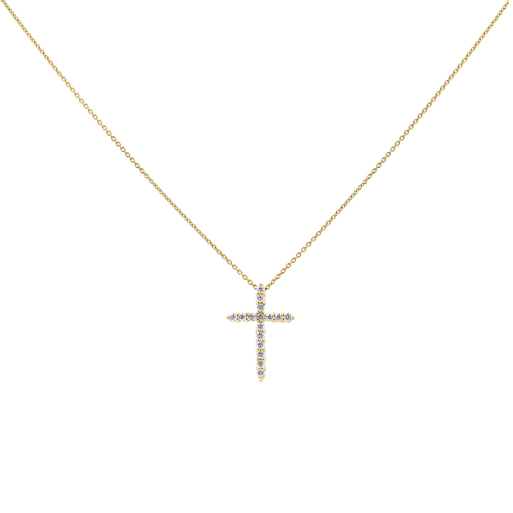 Roberto Coin Tiny treasures Small Cross - Skeie's Jewelers