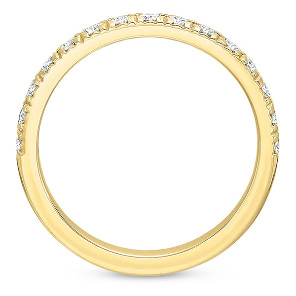 The French Cut Half-Round Diamond Band - Skeie's Jewelers