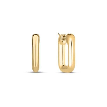 Small Square Hoop Earrings by Roberto Coin - Skeie's Jewelers