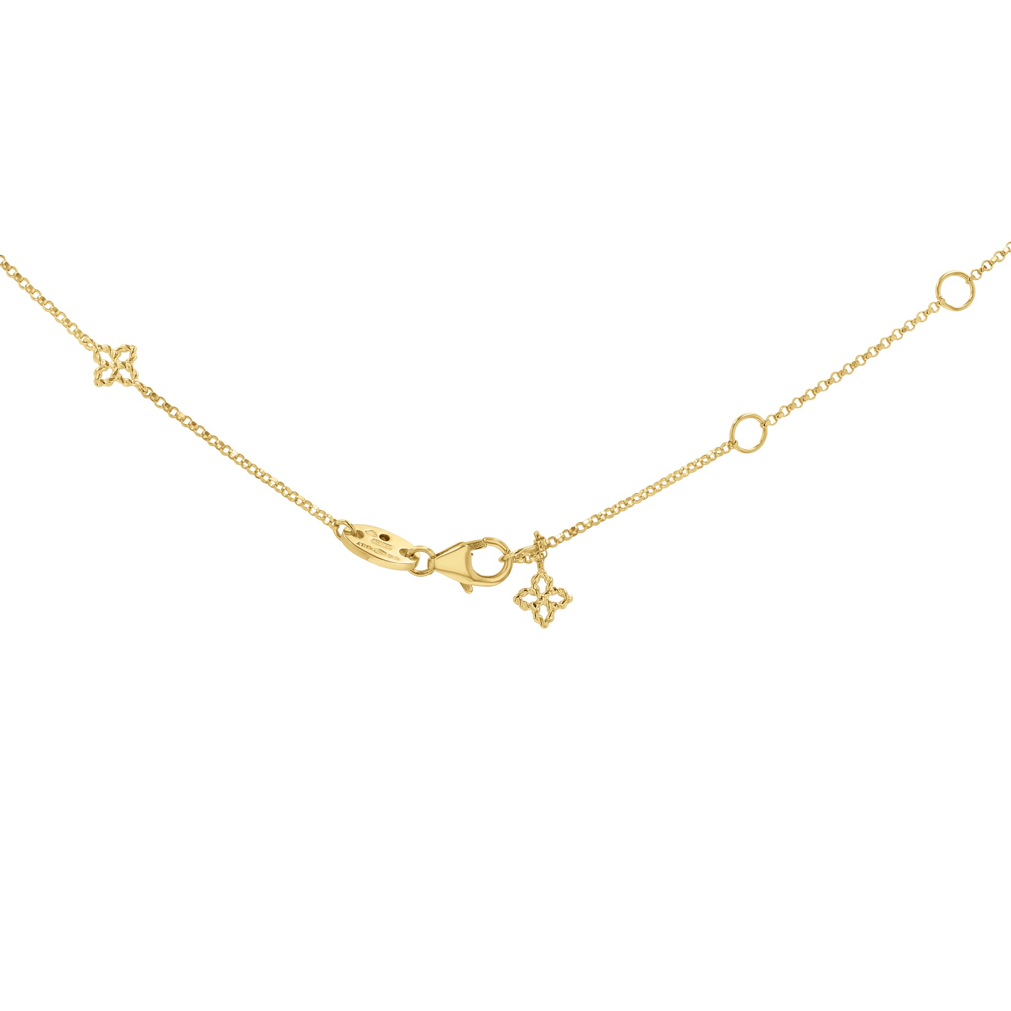 Roberto Coin Diamond Princepessa Motif Station Necklace - Skeie's Jewelers