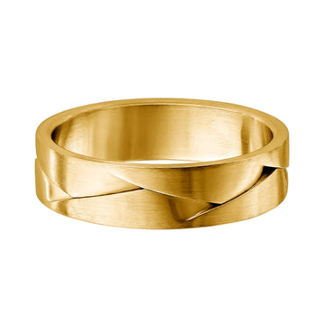 Furrer Jacot Gold 6mm Braid Band Ring - Skeie's Jewelers