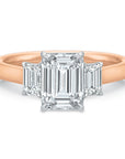 Emerald-Cut Three-Stone Engagement Ring - Skeie's Jewelers