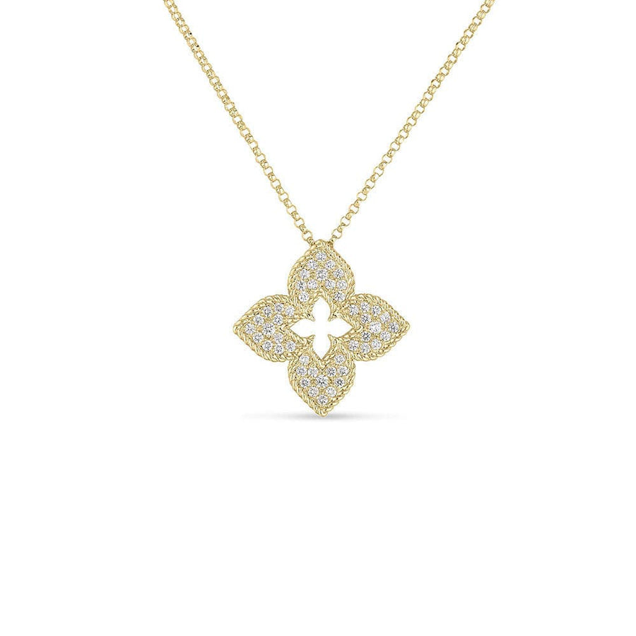 Roberto Coin Princess Flower Pendant Necklace - Skeie's Jewelers