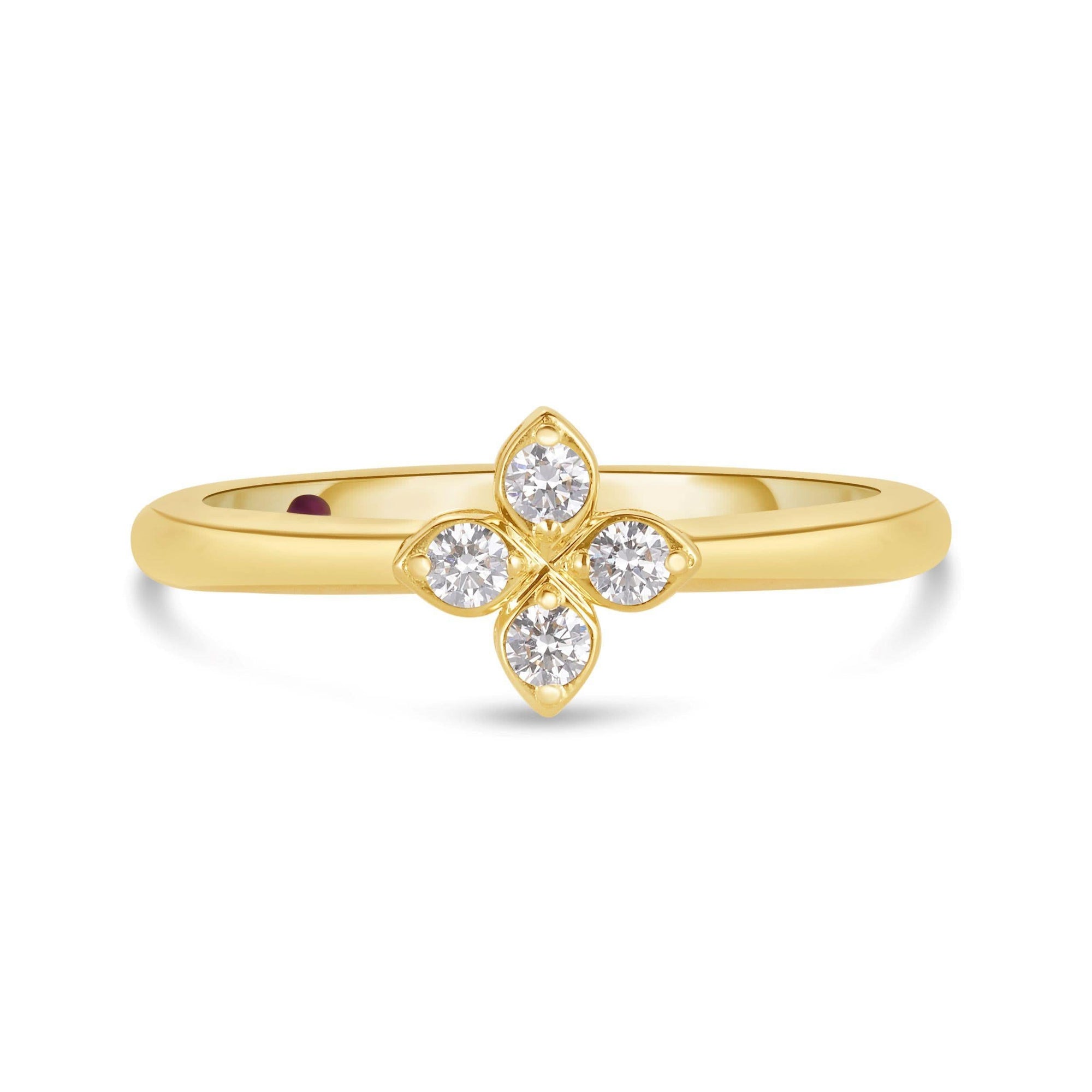 Roberto Coin Diamond Princess Flower Ring - Skeie's Jewelers