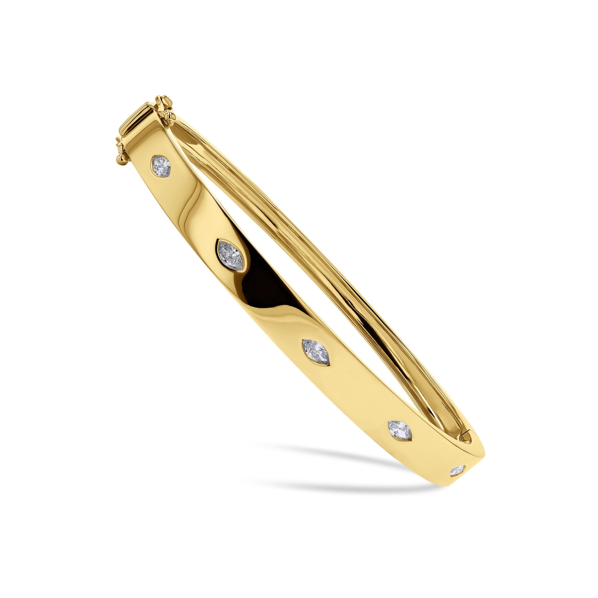 Marquis-Diamond Bangle by Shy Creation - Skeie's Jewelers