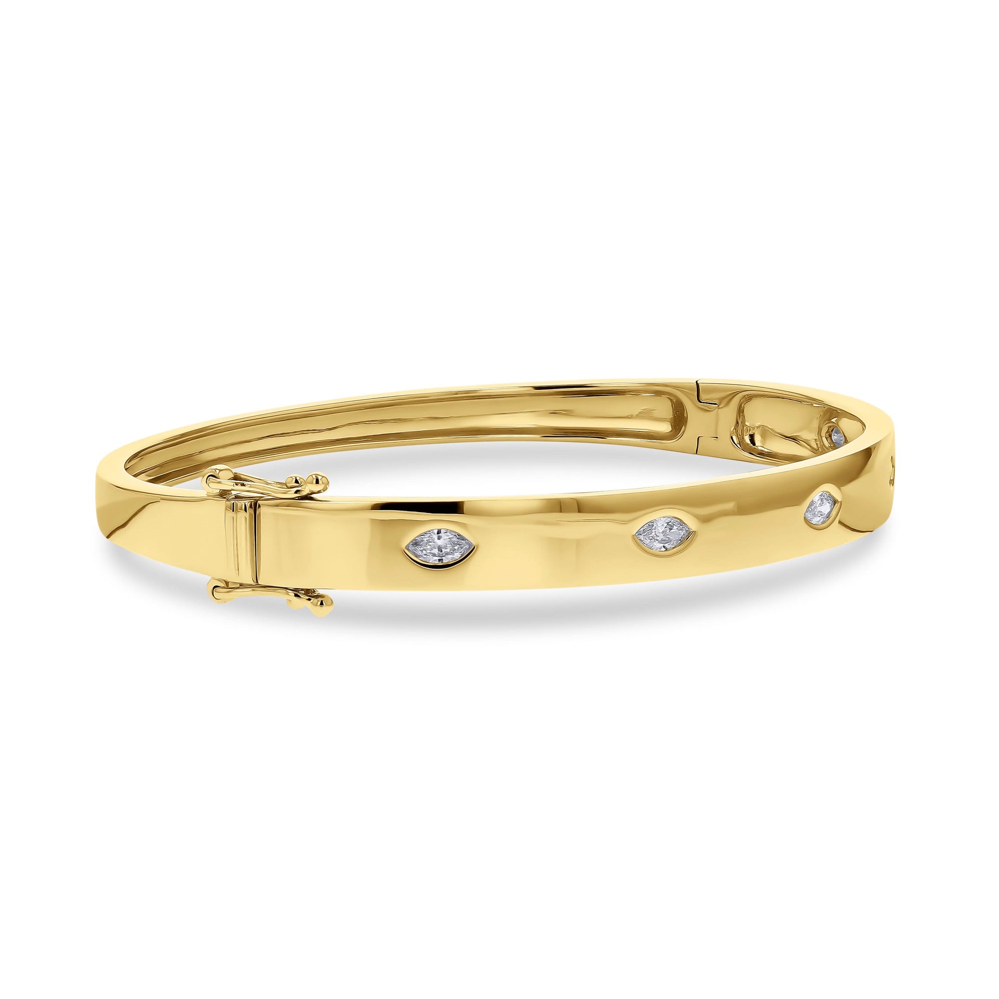 Marquis-Diamond Bangle by Shy Creation - Skeie's Jewelers