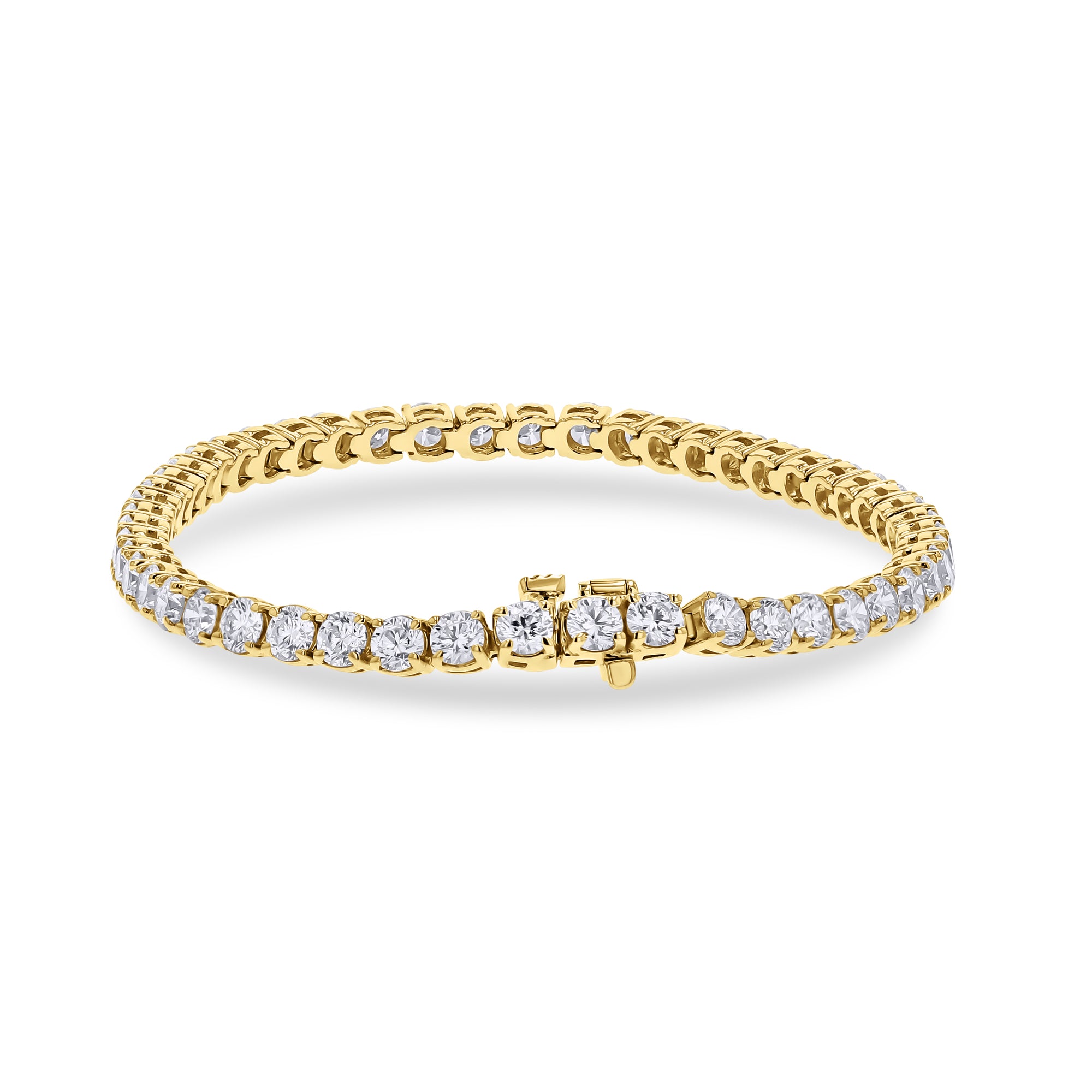 Yellow Gold Diamond Tennis Bracelet - Skeie's Jewelers