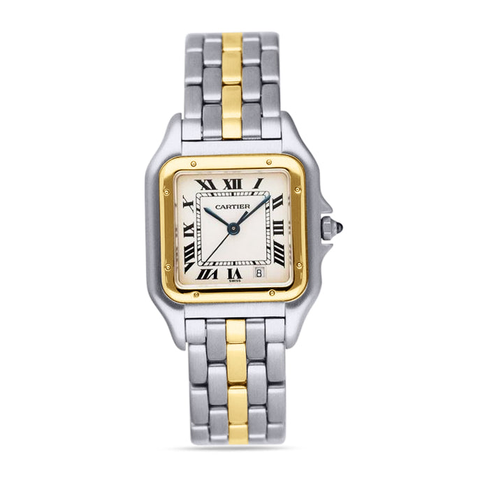 Pre-Owned Cartier 27mm Panthere Midsize One Row 83949 - Skeie's Jewelers