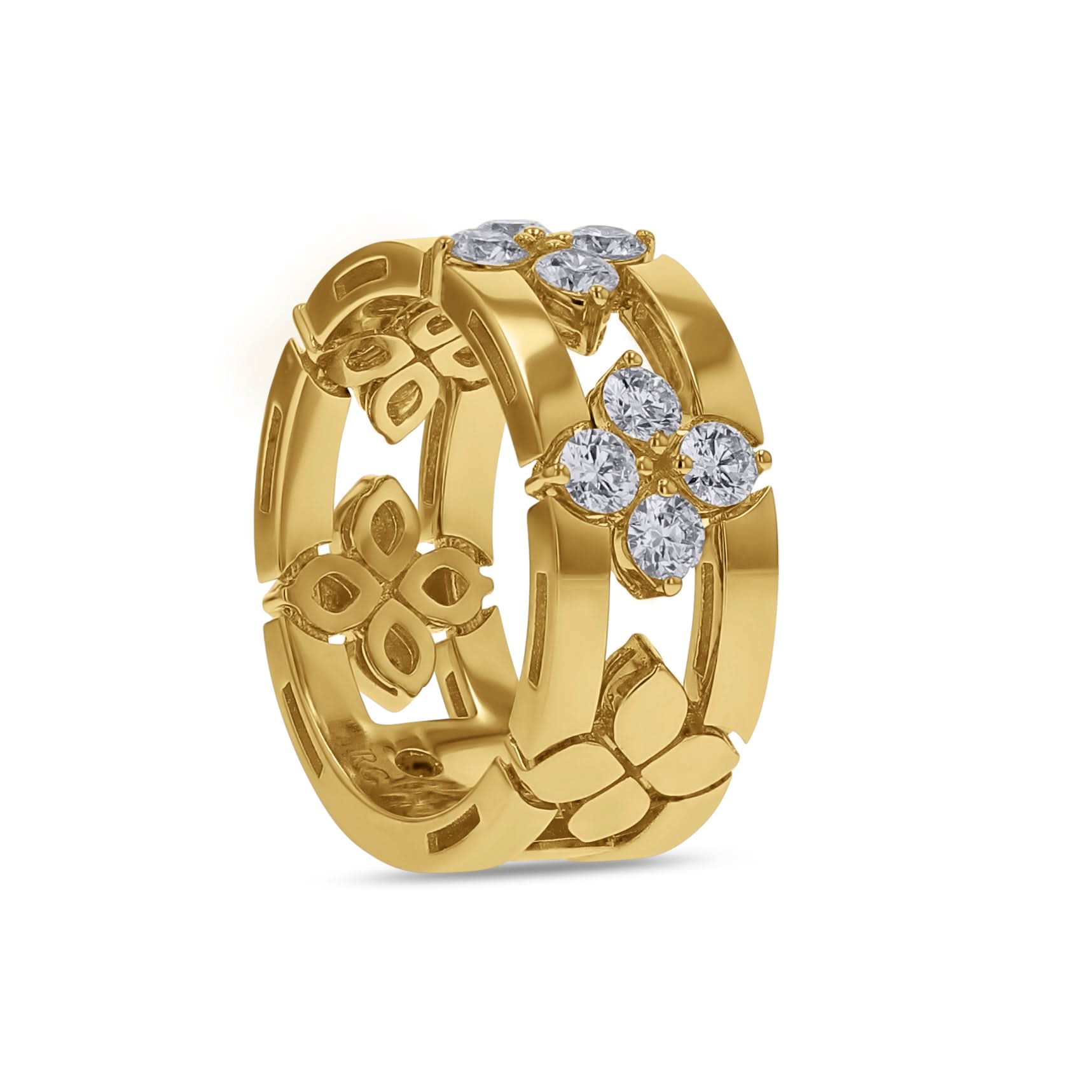 Roberto Coin 'Love in Verona' Diamond Flower Ring - Skeie's Jewelers