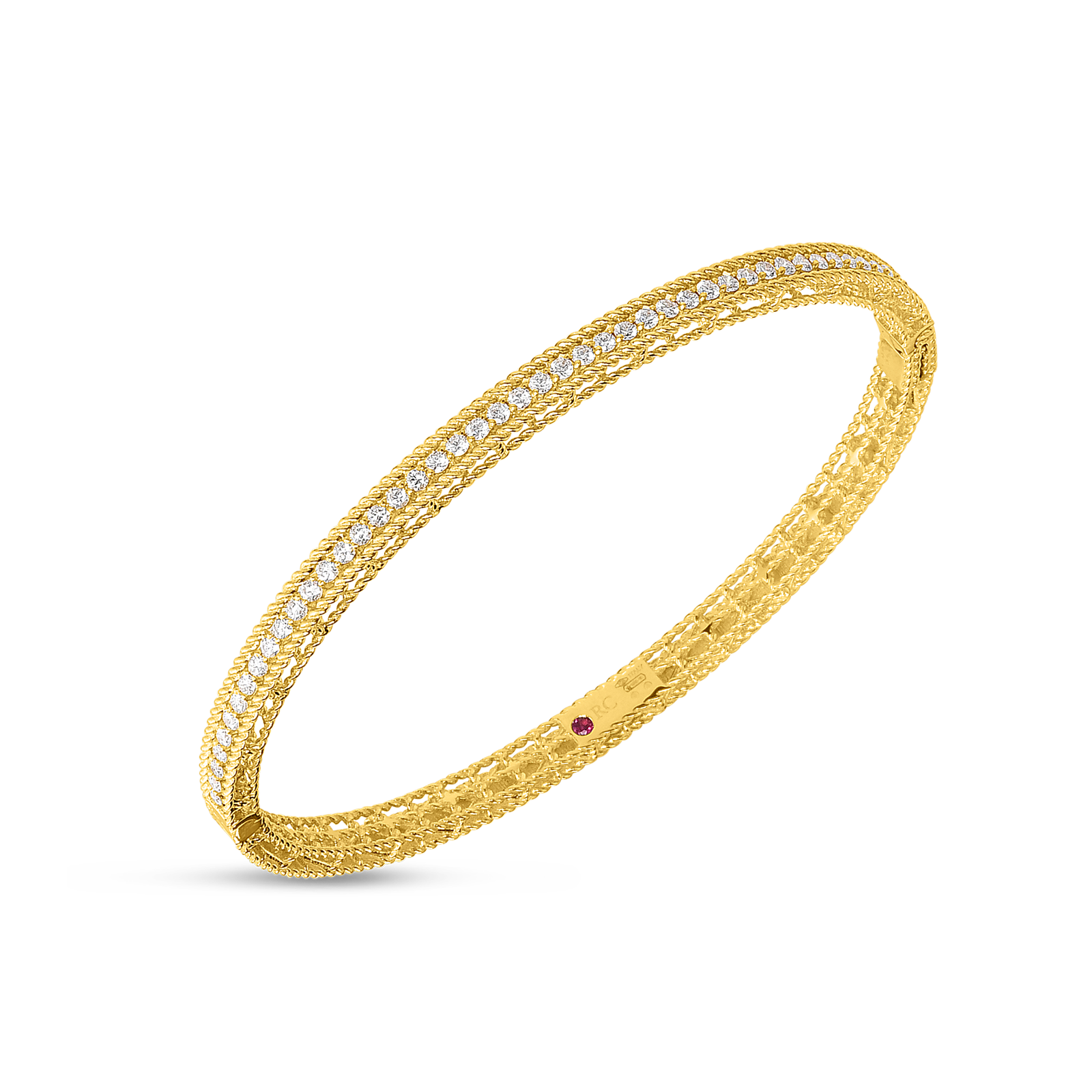 Roberto Coin Symphony Diamond Bangle Bracelet - Skeie's Jewelers