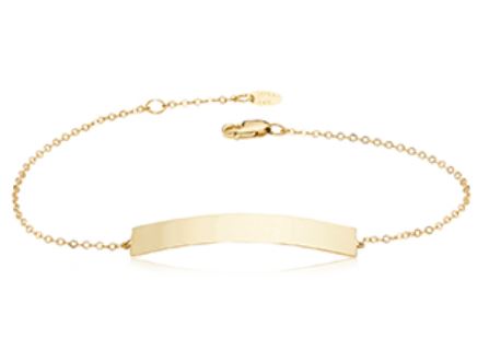Horizontal Engravable Bar Bracelet by Carla | Nancy B. - Skeie's Jewelers