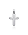 Gabriel & Co. 925 Sterling Silver Brushed Cross Pendant - Skeie's Jewelers