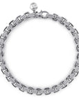 Gabriel & Co. Sterling Silver Boxy-Style Chain Bracelet - Skeie's Jewelers