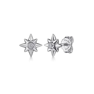 Gabriel & Co. Starburst Stud Earrings - Skeie's Jewelers