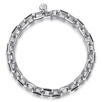 Gabriel & Co. 925 Sterling Silver Faceted Chain Bracelet - Skeie's Jewelers