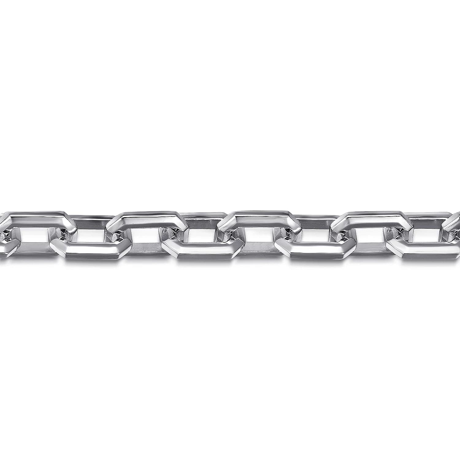Gabriel & Co. 925 Sterling Silver Faceted Chain Bracelet - Skeie's Jewelers