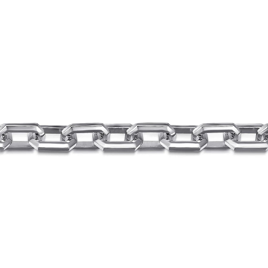 Gabriel & Co. 925 Sterling Silver Faceted Chain Bracelet - Skeie's Jewelers