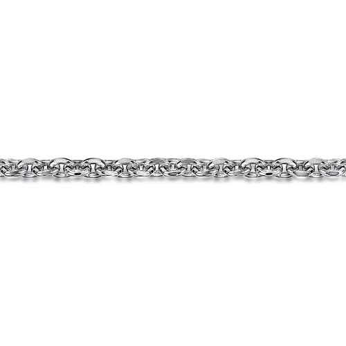 Gabriel & Co. Sterling Silver Men's Link Chain Bracelet - Skeie's Jewelers