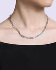 Gabriel & Co. 925 Sterling Silver Paper Clip Chain Necklace - Skeie's Jewelers