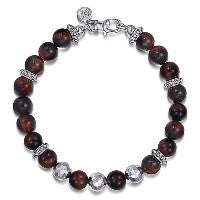 Gabriel & Co. Tiger Eye Beaded Bracelet - Skeie's Jewelers